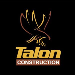 The logo of Talon Construction, a residential construction business in Frederick, Maryland.