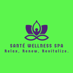 The logo of Santé Wellness Spa, a medical spa in Westminster, MD.