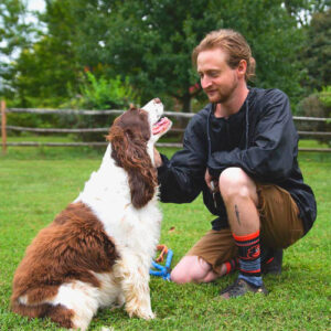 The owner of Baltimore Dog, a local dog walker and sitter business in Baltimore.