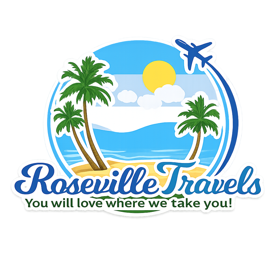 Roseville Travels logo